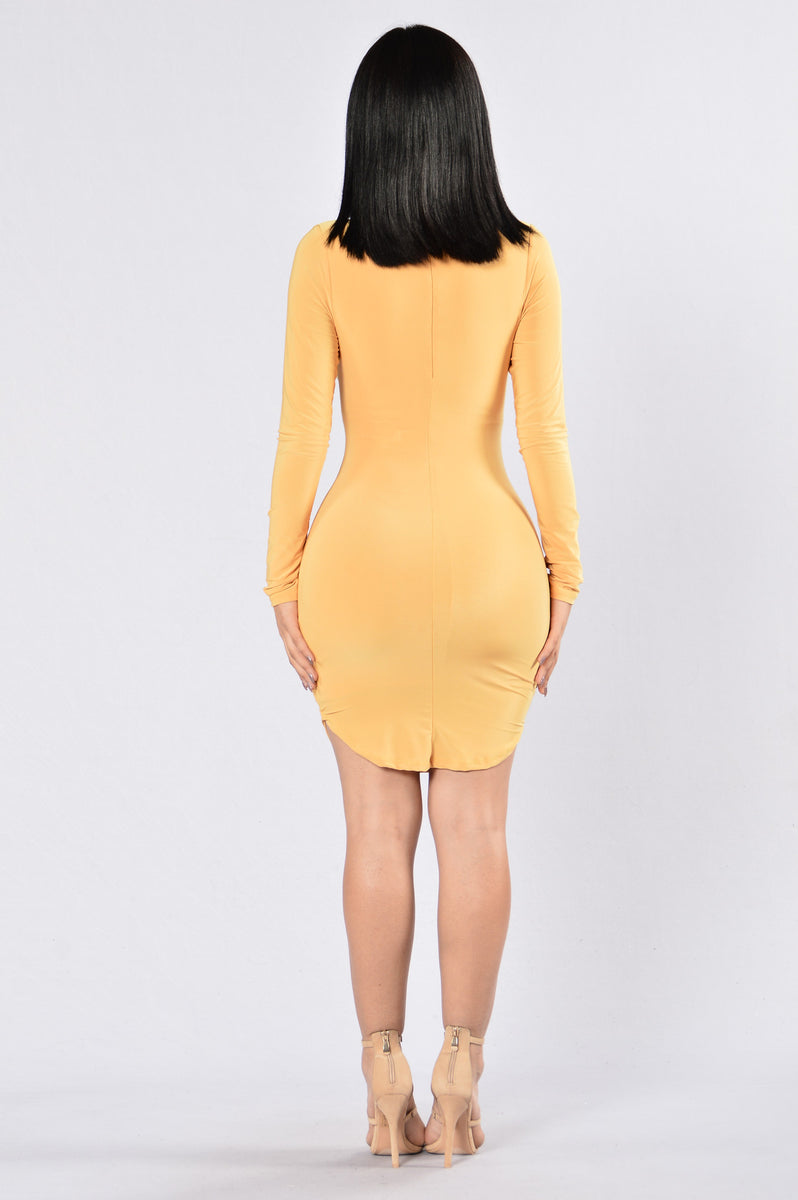 Layla Dress Mustard Fashion Nova Dresses Fashion Nova