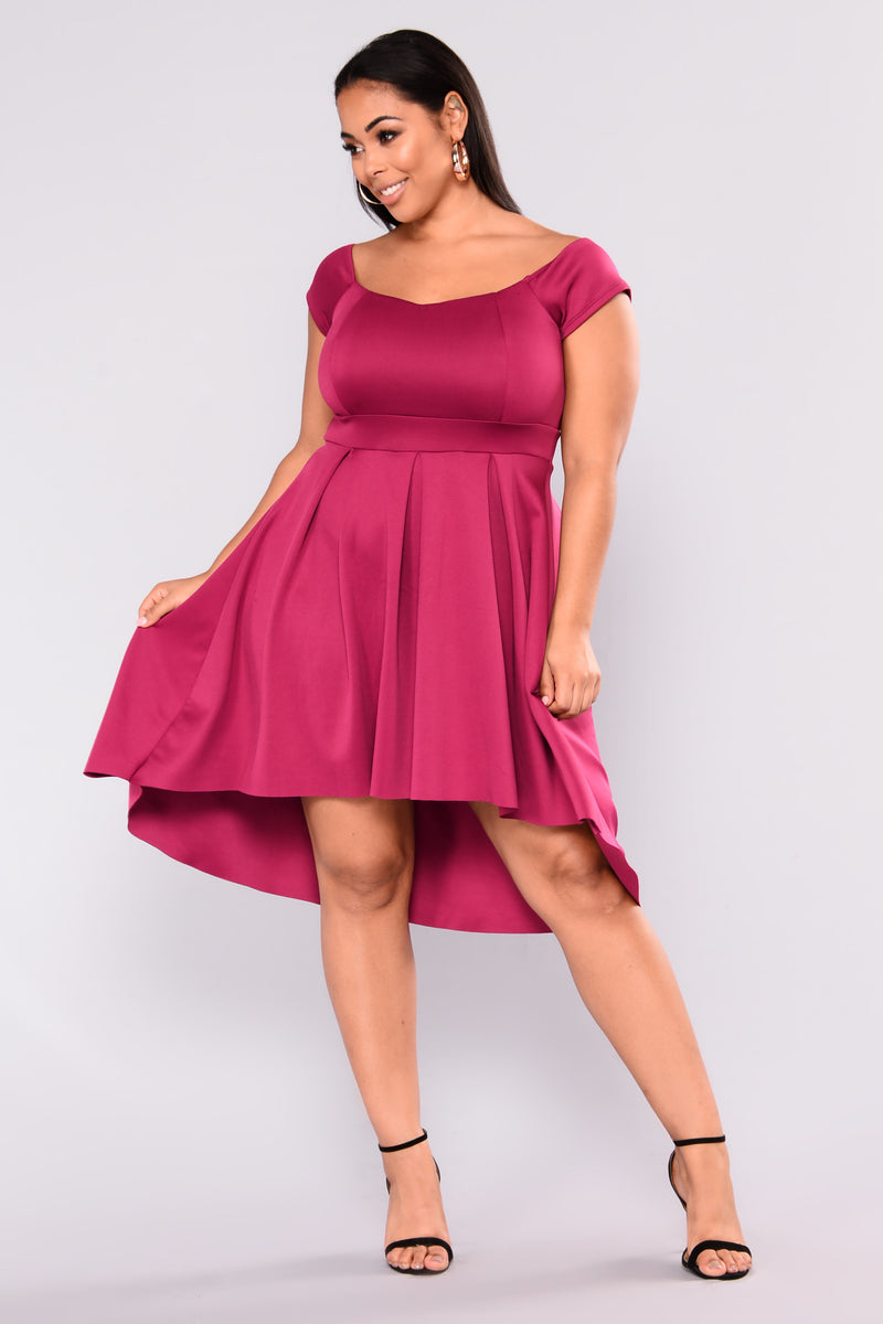 Mix And Mingle Party Dress Fuchsia Dresses Fashion Nova