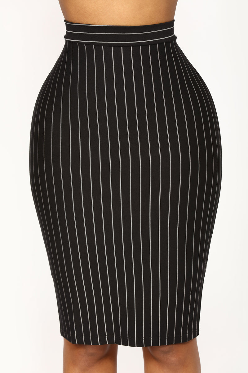 striped skirt fashion nova