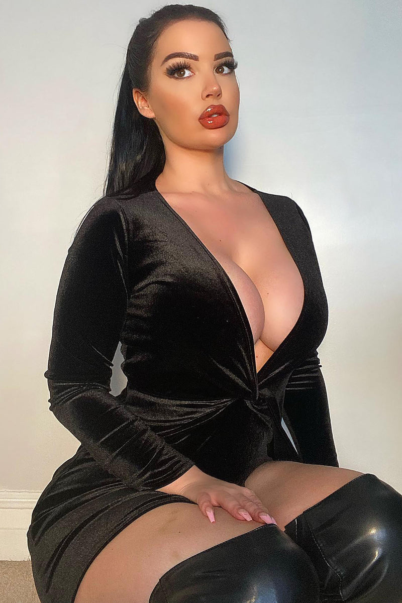 Sugar Coat Velvet Dress Black Fashion Nova Dresses Fashion Nova 