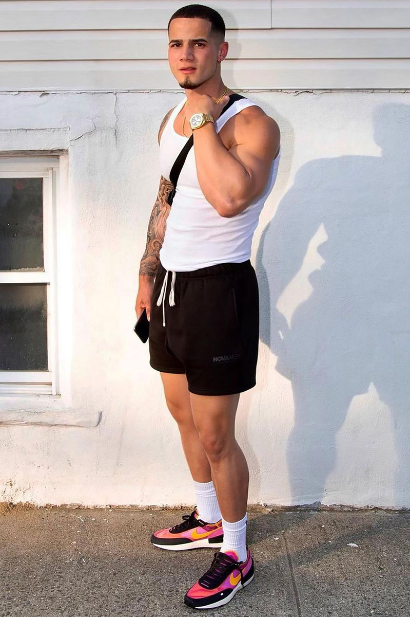 sweat shorts bulge