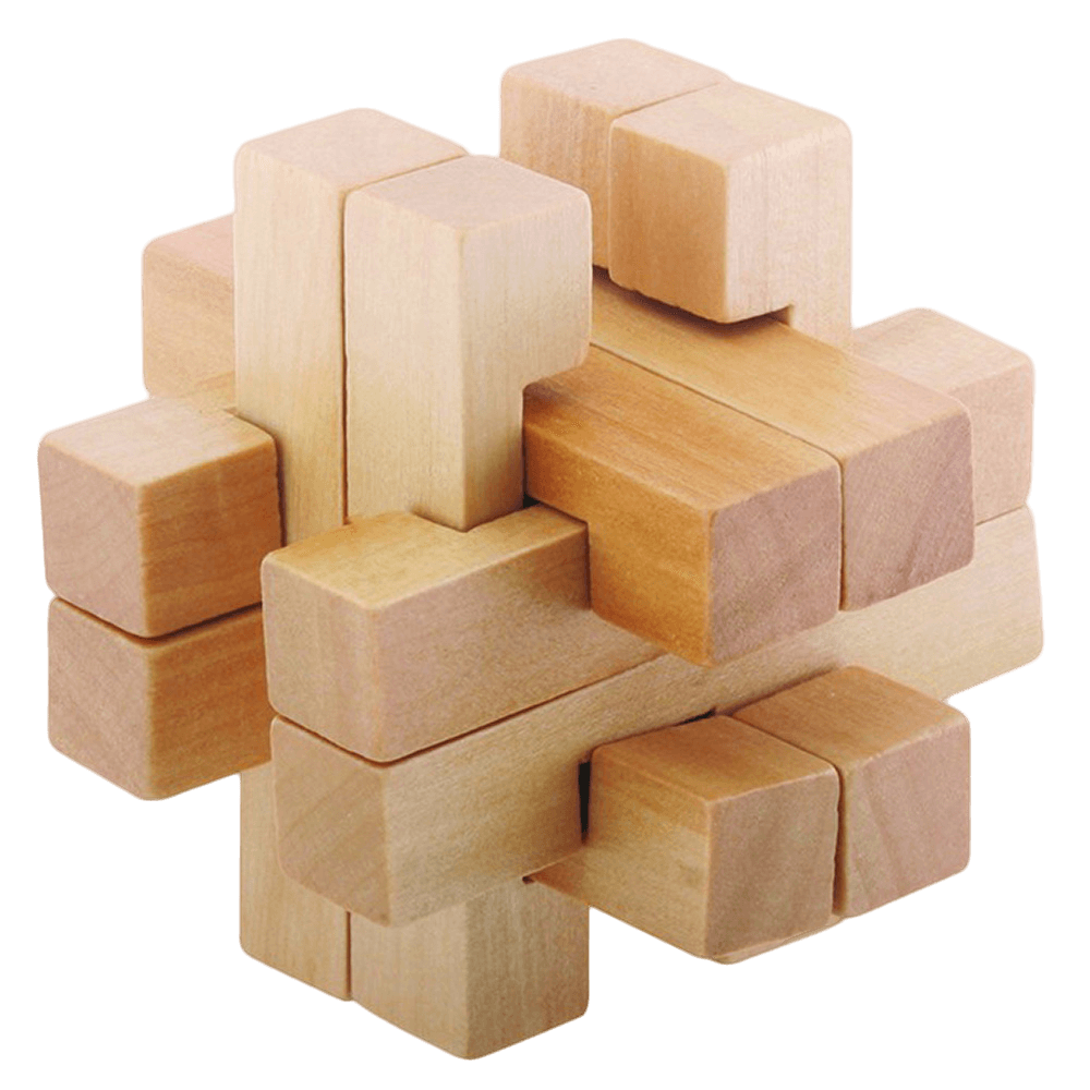 square wooden puzzle