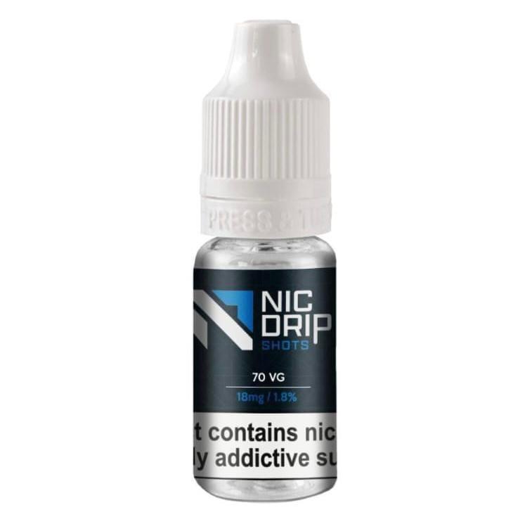 NIC DRIP - 70VG - 18MG - NICOTINE SHOT - YD VAPE STORE