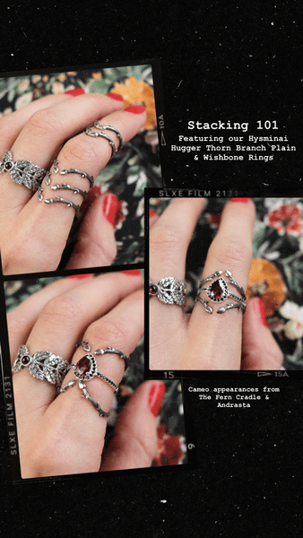 How to stack rings