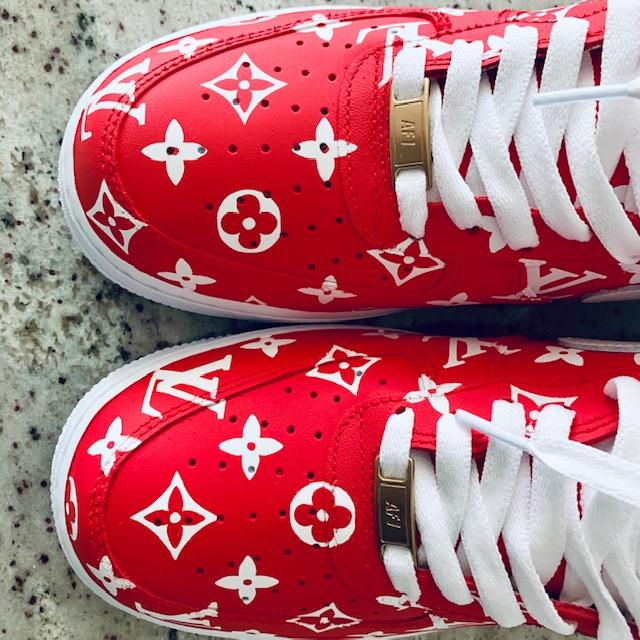 louis vuitton supreme shoes air force 1