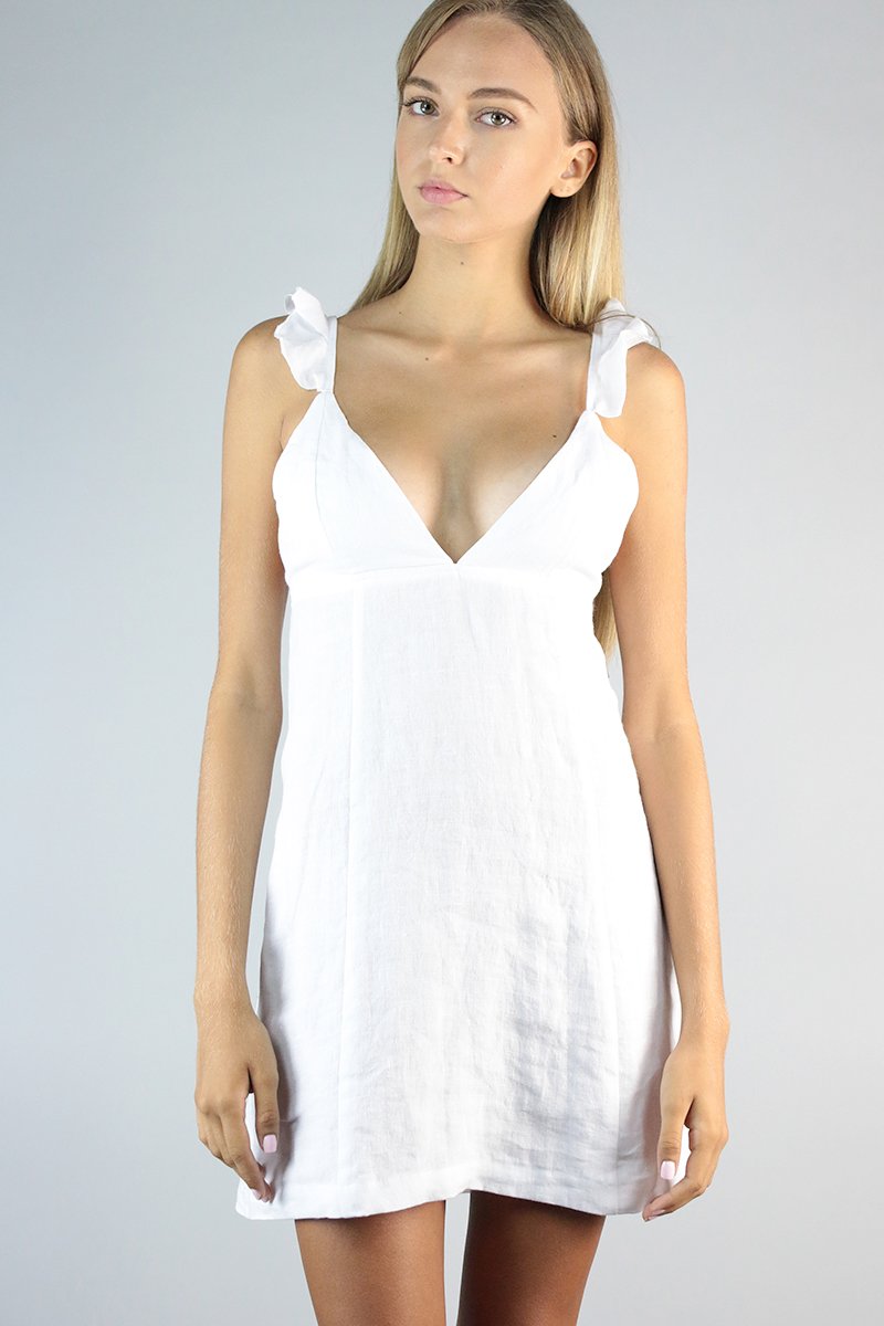Fashion Finds Under $100 | White Mini Dress 