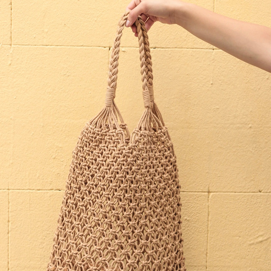 Natural Net Handbag | Must-have bags for Summer 2018 