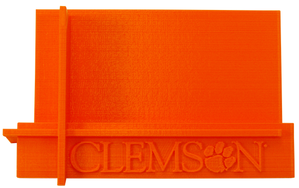 orange business card holder