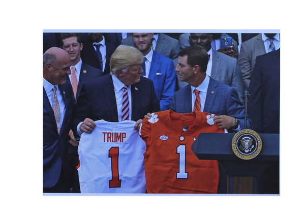 trump clemson jersey