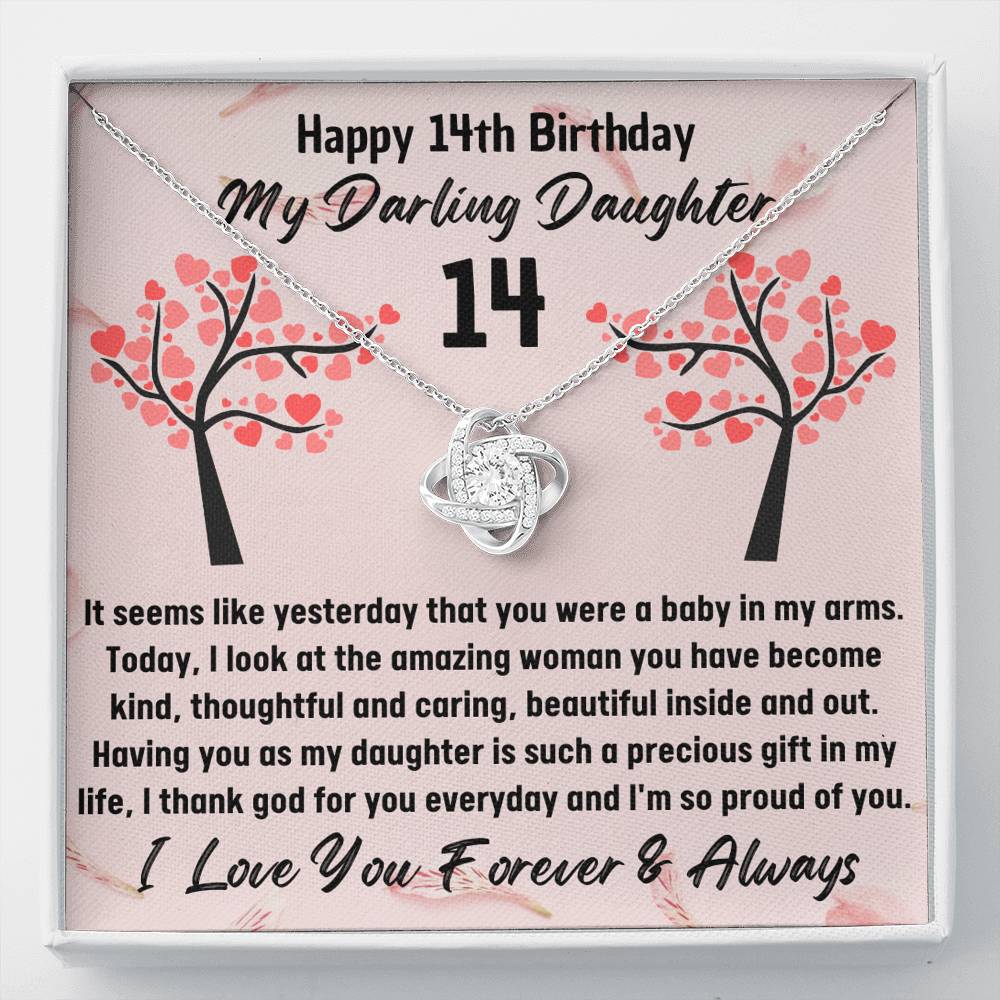 DAUGHTER 14TH BIRTHDAY NECKLACE – dreams and daughters