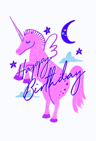 unicorn birthday gif