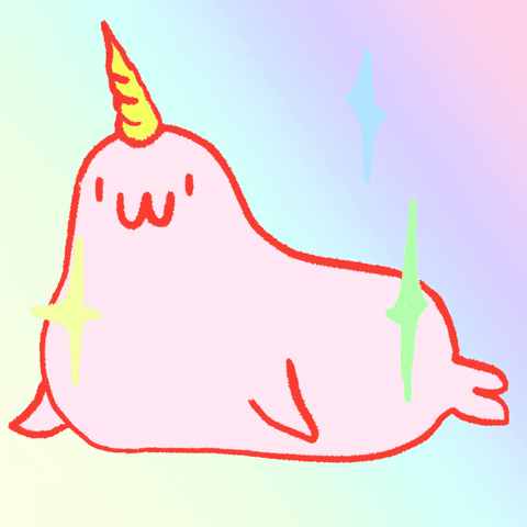 narwhal unicorn gif