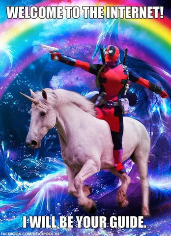 unicorn deadpool meme