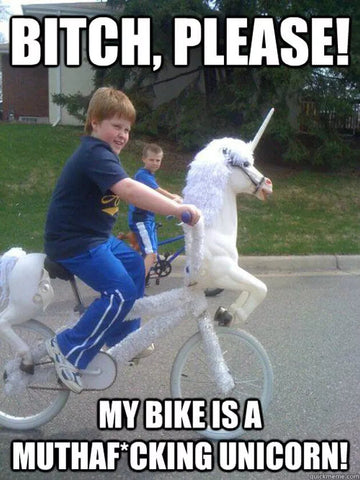 unicorn bike meme