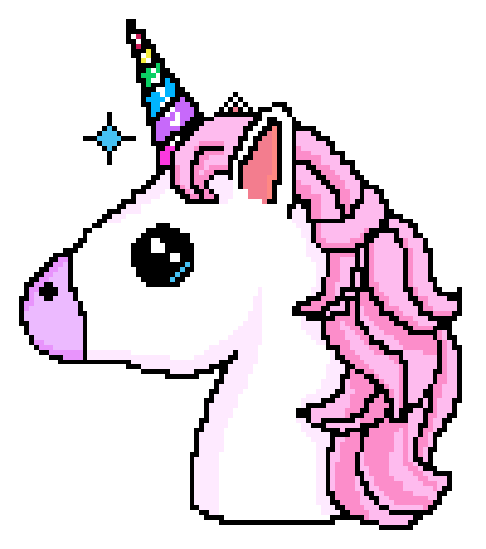 Pixel Unicorn Gif