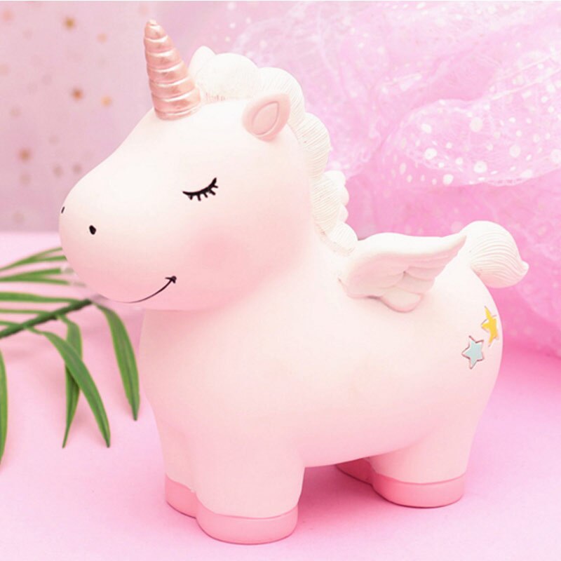 plush unicorn piggy bank
