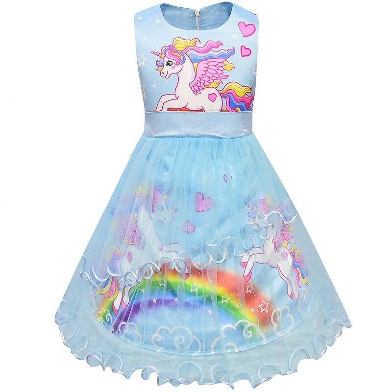 blue unicorn dress