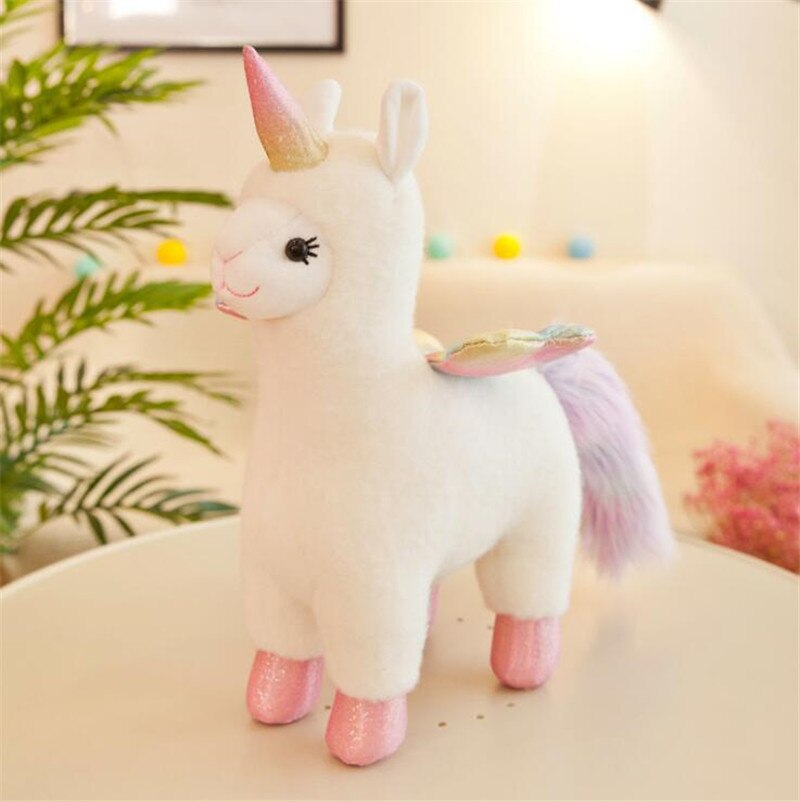 unicorn llama plush