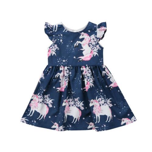 blue unicorn dress