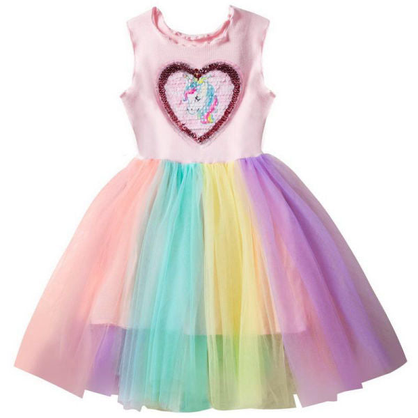 pastel unicorn tutu dress