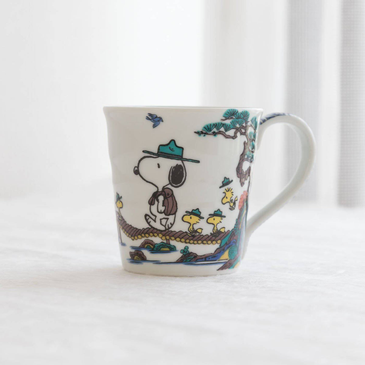 Yamaka 70th Snoopy Year's Mug Cup 2020 Beige Made in Japan 