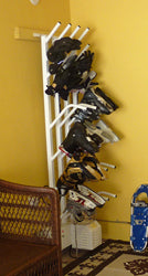 Boot Dryer in a residential setting drying ski boots and gloves