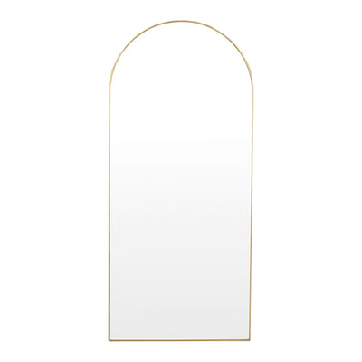 Bjorn Arch Floor Mirror (Brass)