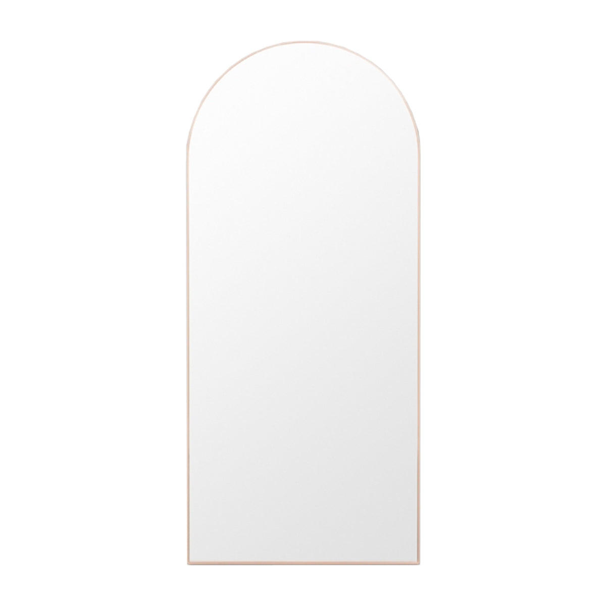 Bjorn Arch Floor Mirror (Powder)