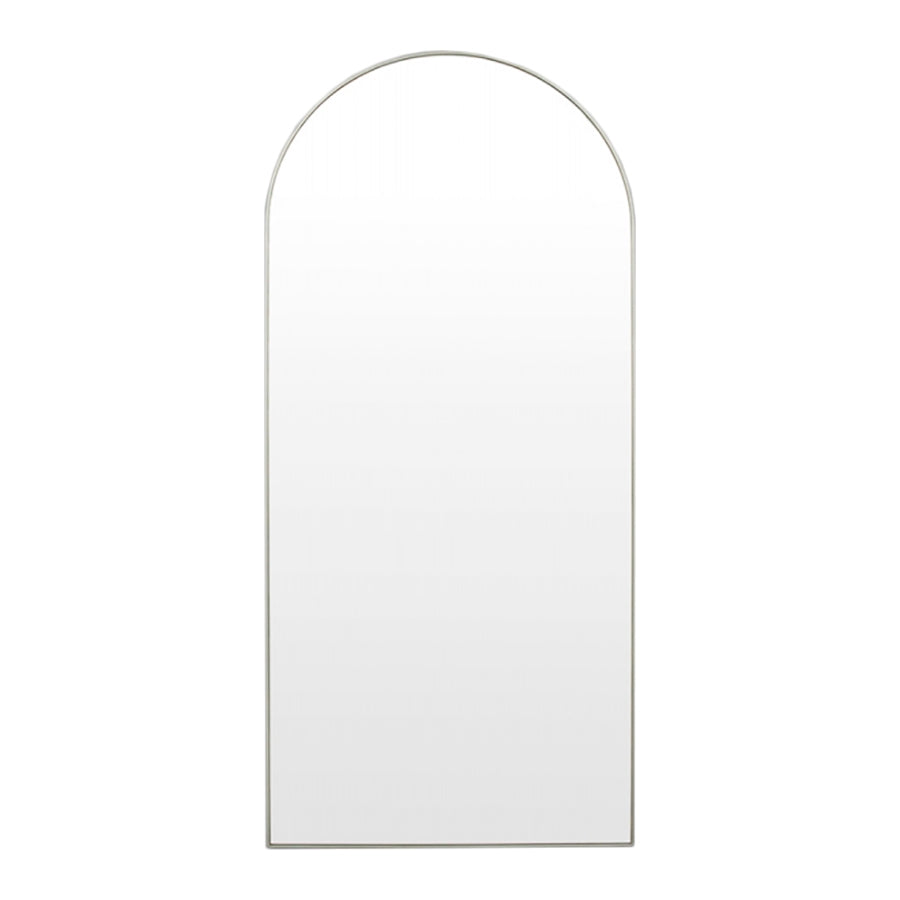 Bjorn Arch Floor Mirror (Silver)