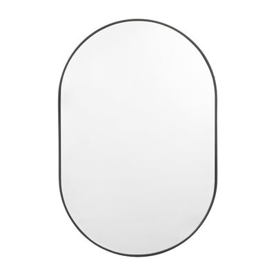 Bjorn Oval Mirror (Black)