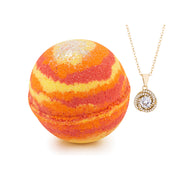 Cozy Cashmere 10oz Necklace Bath Bomb