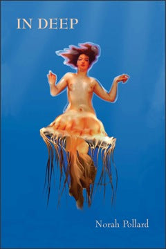 Jellyfish Mermaid Poetry Book Cover In Deep by Norah Pollard