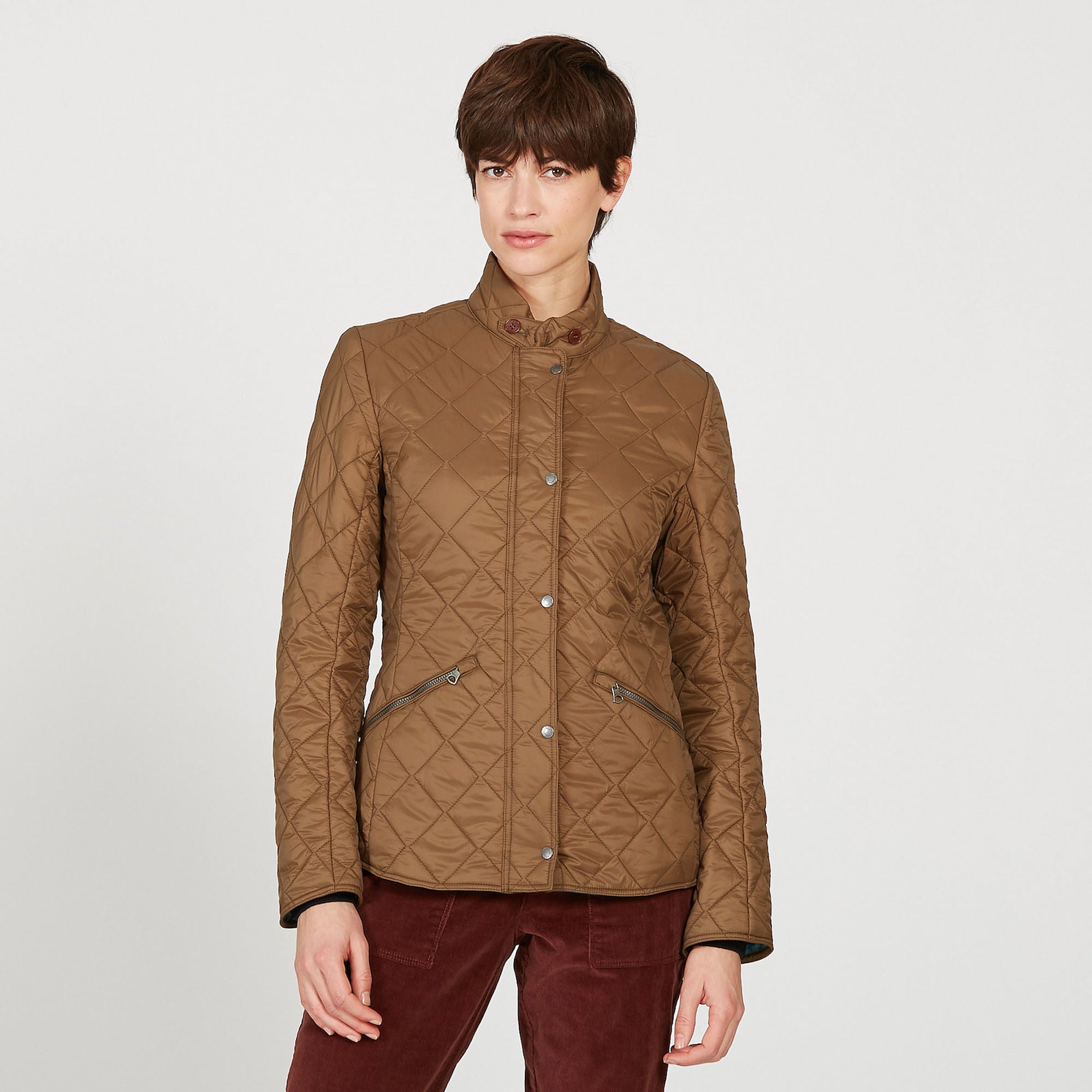 Aigle Rubbyhunt Quilted Jacket for Ladies in Lithop