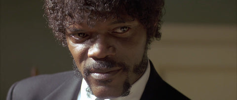 Samuel L Jackson Moustache in Pulp Fiction | Movie Moustache Guide