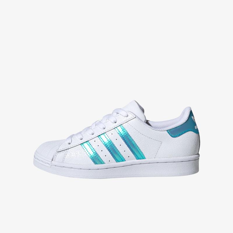 adidas superstar junior bleu