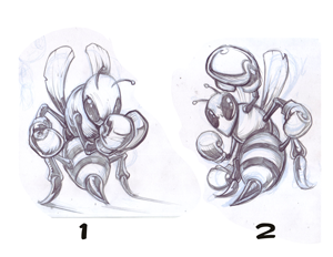 inkify custom artwork bee boxing