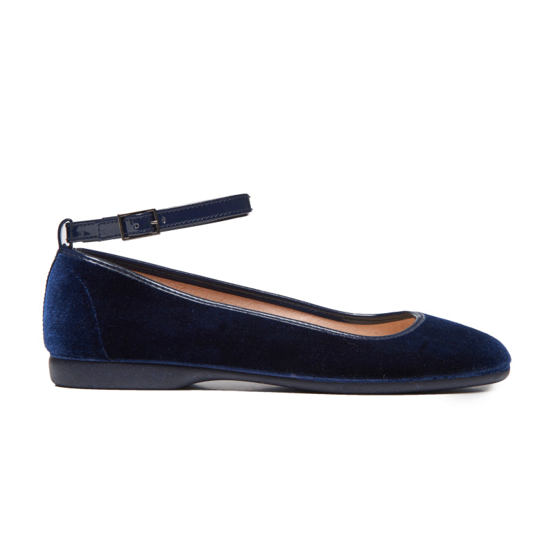 girls navy flats