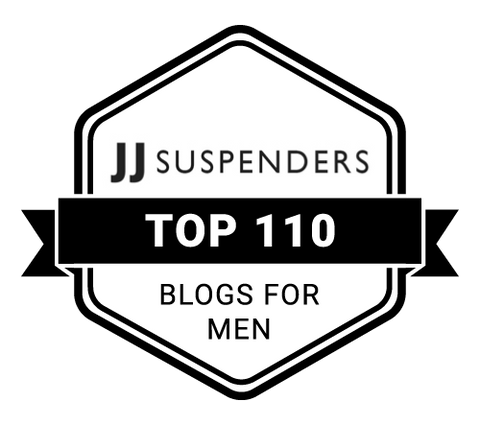 JJ Suspenders Top 110 Mens Blogs Badge