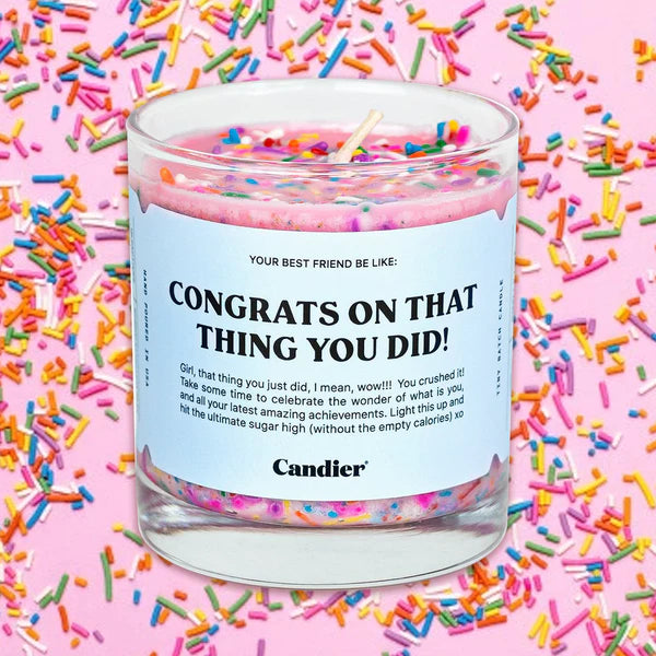 Congrats Candle
