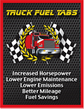 Truck Fuel Tab treats 50 gallons of fuel best mpg product a true green fuel technology