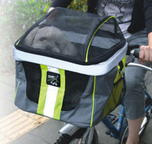 PetZip Cruising Dog Bike Carrier - Small Pet Basket for Biking - Cross Peak Products