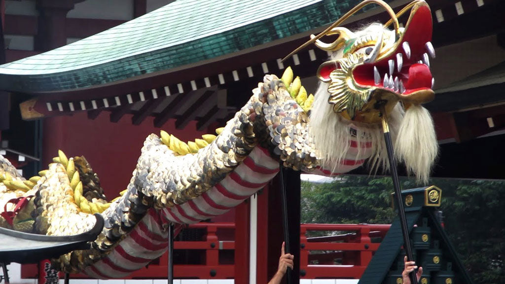 Dragon dance in Tokyo