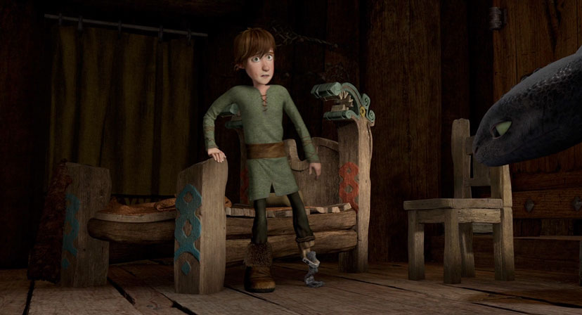 Hiccup's leg prosthesis