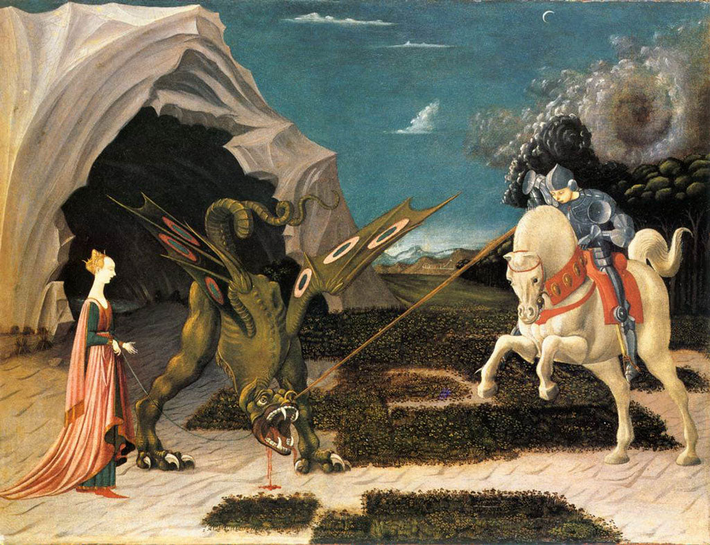 Saint George and the Dragon by Paolo Uccello