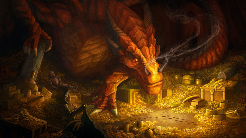 Smaug and his gold