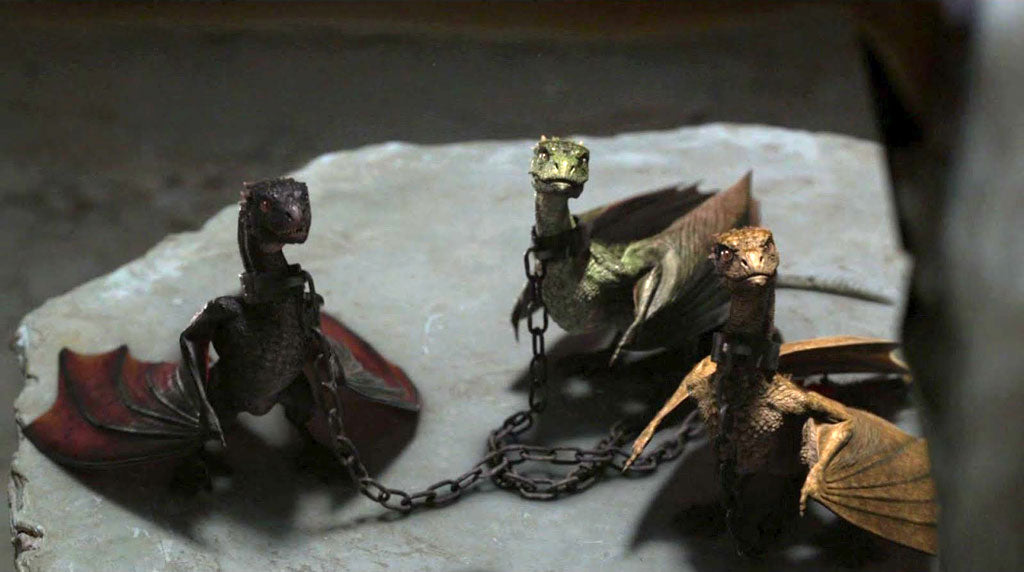 chained dragons