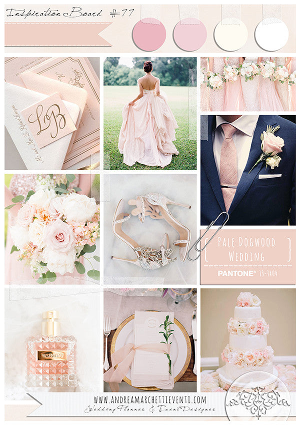 Pale Dogwood wedding inspiration