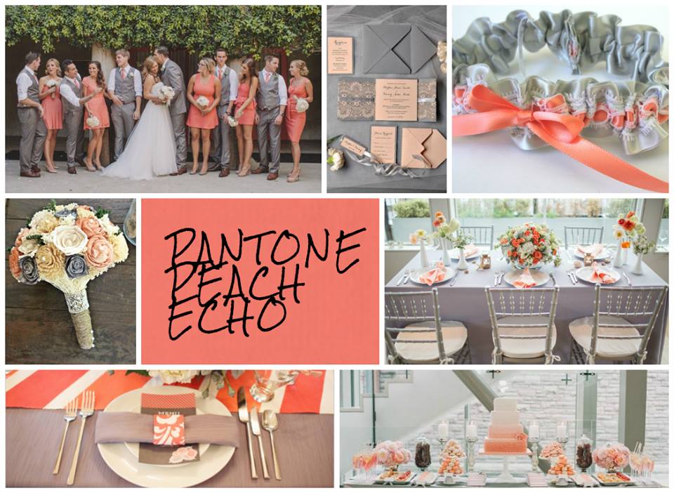 Pantone Peach Echo inspiration