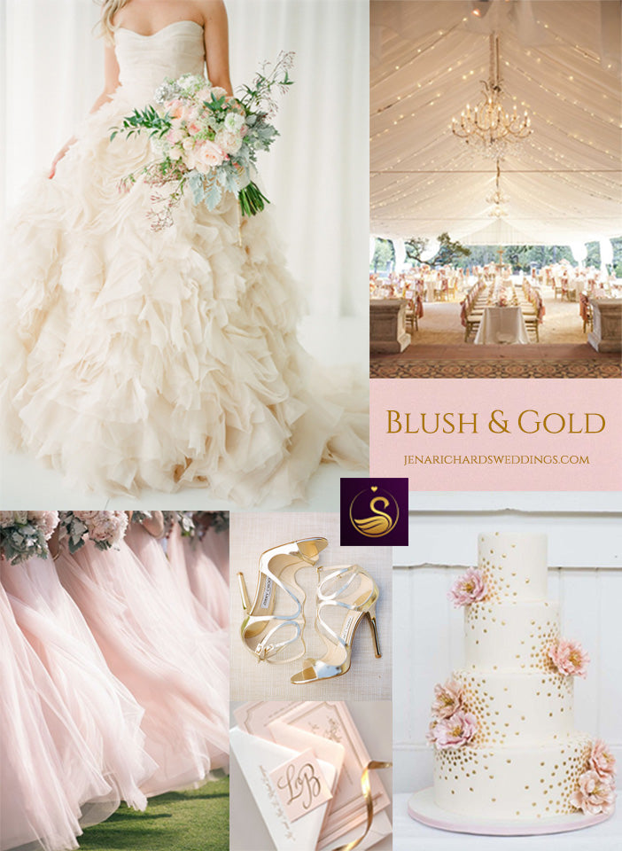 Blush and gold wedding inspiration