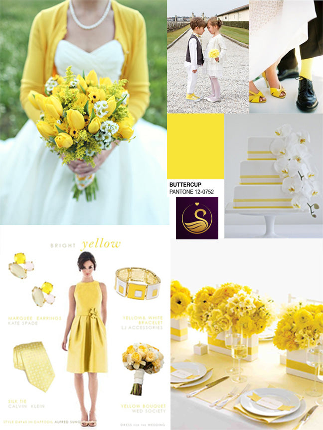 Buttecup yellow wedding ideas and inspiration